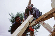 Raising Rafters, Pine Ridge Workshop, 2000